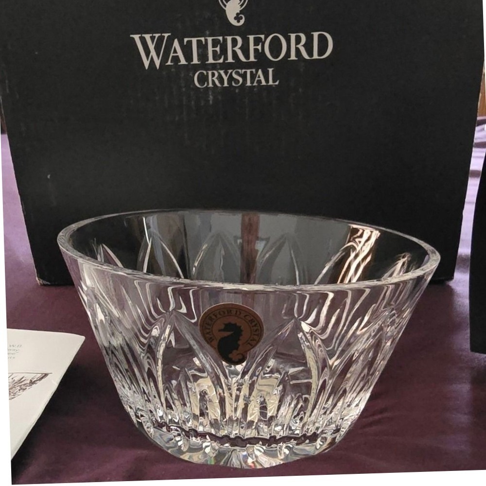 Waterford‎ Crystal Ballylee Bowl 5in Clear Lead Crystal Made in Ireland 40033181